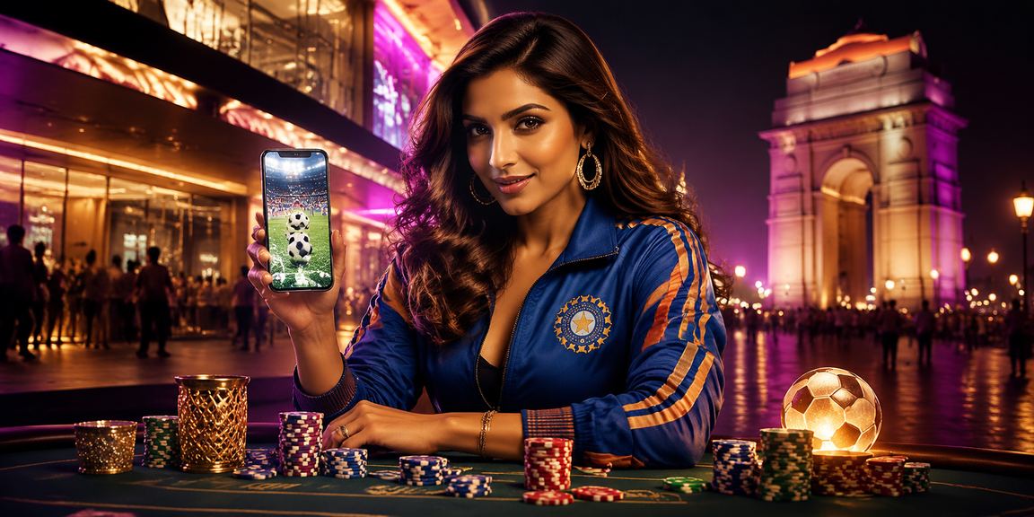 Indian user enjoying betting on the go via mobile