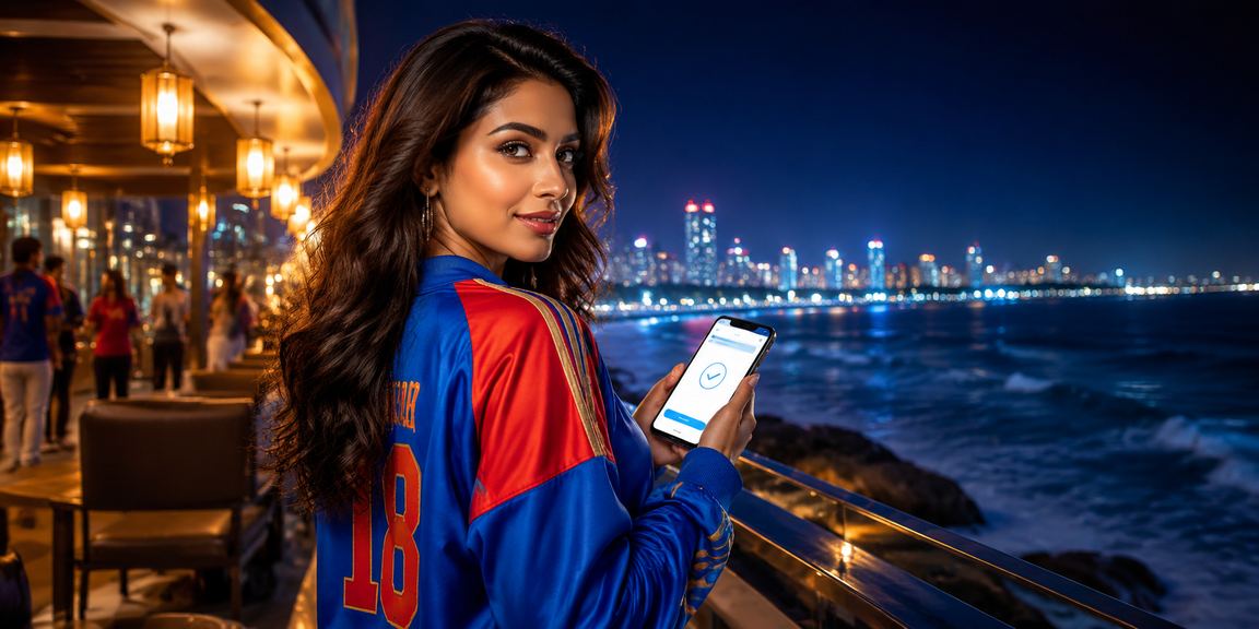 User performing a payment transaction using UPI on mobile phone in India