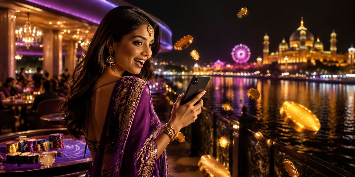 Live casino dealer interacting with players on mobile devices